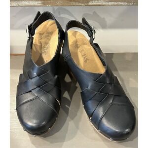 Korks By Kork-Ease Wynne Platform Clog Sandal Women's Size 6M‎ Black